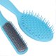 thumbnail image 3 of Hair Comb Set Four Types Multifunctional Hair Styling Brush Kit with Antislip Comfortable HandleBlue Boxed, 3 of 5