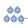 thumbnail image 3 of 5-Pack Shower Drain Hair Catcher | Tub & Sink Drain Cover with Suction Cups | Multi-Color Drain Strainers for Bathroom & Kitchen | Helps Prevent Clogs, 3 of 7