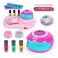 thumbnail image 1 of "Kit De Maquillaje Belleza De Uñas Regalo Juguetes Para Niñas Rosa ", 1 of 5