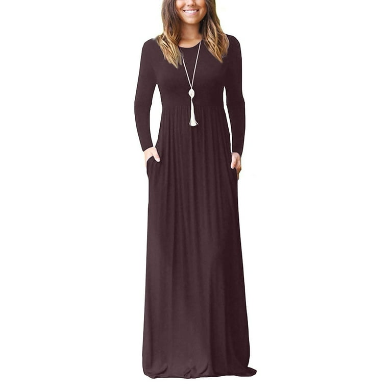 Walmart womens long dresses cheap