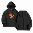 thumbnail image 4 of Bnwani Girls Hoodies Long Sleeve Sports Sweatshirt Gradient Pullover, 4 of 5
