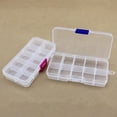 thumbnail image 3 of Douhoow 1 Piece Jewelry Bead Storage Container Craft Organizer 10 Compartments Plastic Box, 3 of 4
