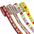 thumbnail image 6 of VKLU 4 Rolls Teacher Appreciation Ribbon Set, 40 Yards Total, 7/8 Inch Wide Patterned Grosgrain Ribbons for Classroom Decor, DIY Teacher Gifts and Educational Crafts, 6 of 7