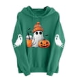 thumbnail image 6 of Halloween Oversized Sweatshirt for Women Lightweight Pullover Cute Print Hoodies with Kangaroo Pocket Funny Long Sleeve Tops, 6 of 7