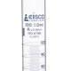 thumbnail image 2 of Cilindro Graduado EISCO 100ml - Tolerancia Clase A 0.50ml - Base Redonda - Graduaciones Azules - Vidrio Borosilicato 3.3, 2 of 5