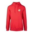 thumbnail image 2 of Men's Levelwear Red Calgary Flames Podium Insignia Core Pullover Hoodie, 2 of 3