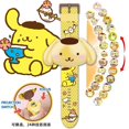 thumbnail image 4 of Hello Kitty Kuromi Melody Cinnamoroll reloj para niños de dibujos animados Sanrio 24 proyección 3d reloj electrónico juguete de regalo de cumpleaños para niños, 4 of 4