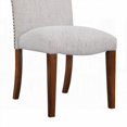 thumbnail image 5 of Sophia Sea Oat Dining Chairs - 2-Pack with Nail Heads & Performance Fabric, 5 of 9