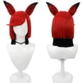 thumbnail image 3 of Disfraz de Cosplay de Alastor de Anime, uniforme, traje, abrigos, camisas, pantalones, disfraz de Carnaval de Halloween para adulto, 3 of 5