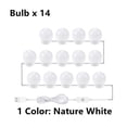 thumbnail image 1 of Mirror LED Light Bulb Lights Stepless Dimmable Wall Lamp 2 6 10 14 Bulbs Kit for Dressing Table ,Widely Use, 1 of 5