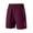 Wine, variant on Men's Quick-Dry Athletic Short Elastic Waist Training Summer Shorts Loose Fit Lightweight Workout Shorts Dark Blue XL