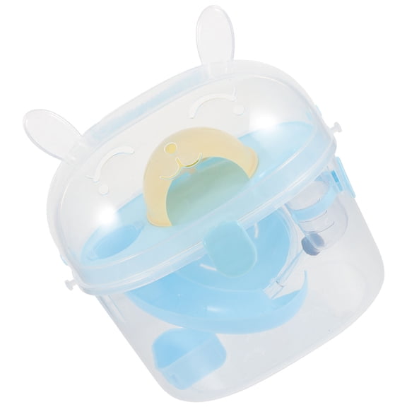 ETHZZLE Rat Carry Cage Travel Pet Cage ABS Sky Blue for Small Animals 1Pack
