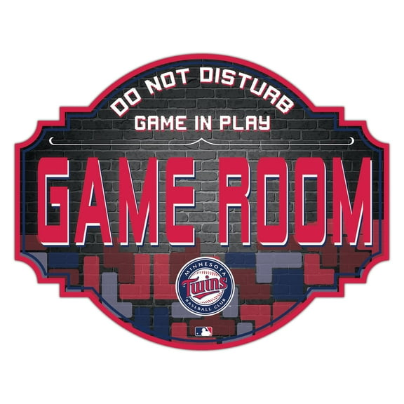 Minnesota Twins 12'' Game Room Tavern Sign