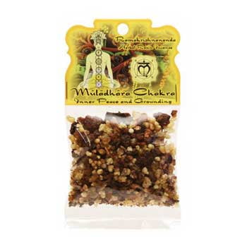 Incense Muladhara 1.2oz Bag Scented Prayer Resin Open and Stimulate Root Chakra Energy Center Create Relaxing Atmosphere Into Your Home Prayer Meditation
