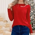 thumbnail image 5 of Oplxuo Christmas Shirts for Women: Merry Christmas T Shirts Long Sleeve Christmas Tree Shirt Xmas Gift Blouse Tee Tops, 5 of 5