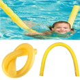 thumbnail image 3 of Flexible Learn Swimming Pool Noodle Water Float Floating Aid (Solid Yellow), 3 of 6