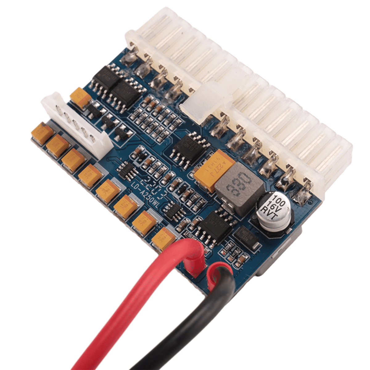Portable DC 12V 250W 24Pin ATX Connect with Motherboard Mini ITX Power Supply Pcio PSU Module for PC,1 x Module,As Shown