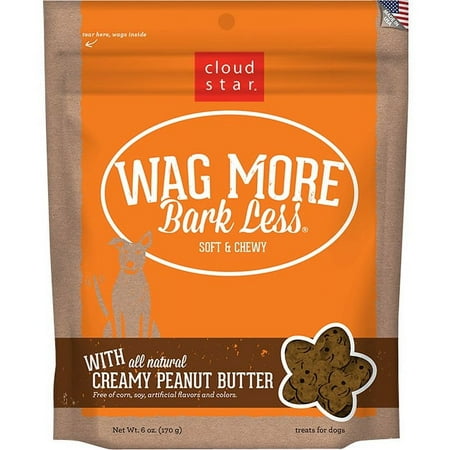 UPC: 0693804775009 | Cloud Star Wag More Bark Less Soft & Chewy Dog Treats: Creamy Peanut Butter