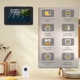 thumbnail image 3 of TFixol Tuya WiFi Smart LCD Weather Station APP Control Digital Indoor Outdoor Temperature Humidity Monitor Thermohygrometer, 5 Days Weather Forecast, 3 Alarm Clocks with Snooze, Phone USB Charging, Su, 3 of 7