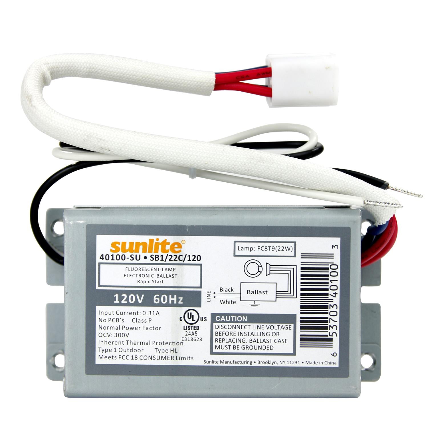 SUNLITE FC8 120V Electric Ballast