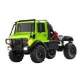 thumbnail image 3 of Camioneta RC 1/18, camión de transporte a control remoto, todoterreno, vehículo todoterreno RC, coche de escalada sobre orugas para niños y adultos, verde, 3 of 7