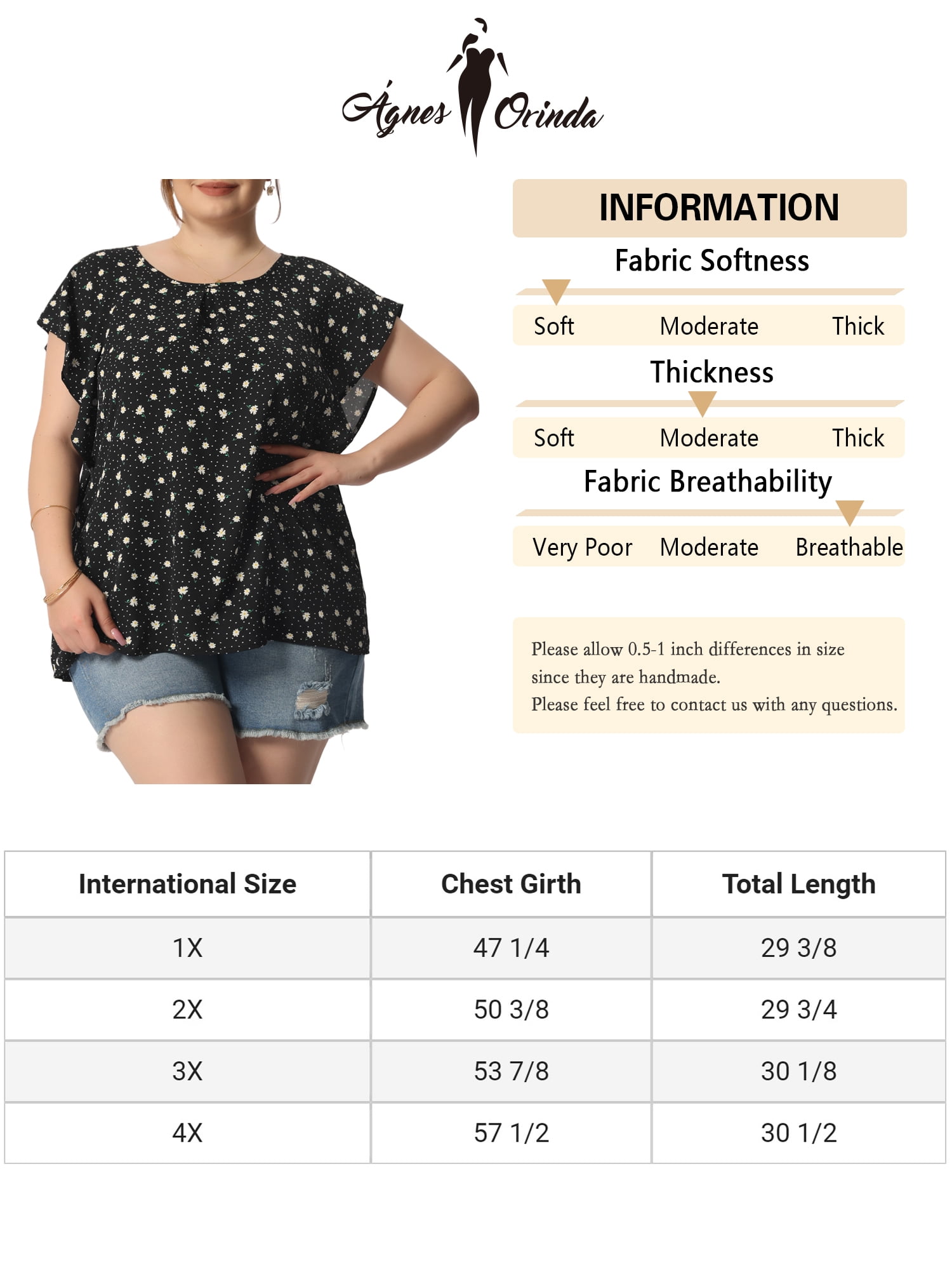 Unique Bargains Women's Plus Size Outfits Flare Short Sleeve Polka Dots Chiffon Blouse