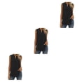 thumbnail image 1 of Blusa Sin mangas Minnieouse Cuello en V para mujer Negro XXL, 1 of 6