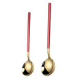 thumbnail image 4 of 6 Pack Tablespoons, Steel Ice Cream Tablespoons Teaspoons Teaspoons, for Dinner Long Handled Table Spoon, 4 of 10