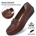 thumbnail image 3 of Decould sylf Women Loafers Casual Slip On Flat Shoes Comfortable Lightweight Walking Shoes Dressy Work Shoes, 3 of 8