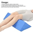thumbnail image 3 of Side Wedge Pillow, Leg Bolster Body Positioning Wedge Pillow R Shaped Ankle Support Alignment  for Side Sleeper for Pregnancy, 3 of 7