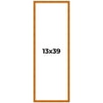 thumbnail image 2 of 13x39 Honey Brown Real Wood Picture Frame Width 0.75 inches | Interior Frame Depth 0.5 inches |, 2 of 8