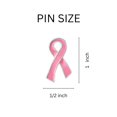 thumbnail image 2 of Large Flat Pink Ribbon Pins, 2 of 4