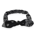 thumbnail image 2 of Minnieouse Diadema elástica Estiramiento Antideslizante Entrenamiento Banda para el cabello Ejercicio Cómodo Vacaciones en la playa Adolescentes Sombreros Accesorio para el cabello Negro Minnieouse AP011146-06, 2 of 6