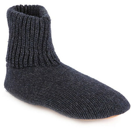 MUK LUKS Men's Morty Knit Slipper Socks - Walmart.com