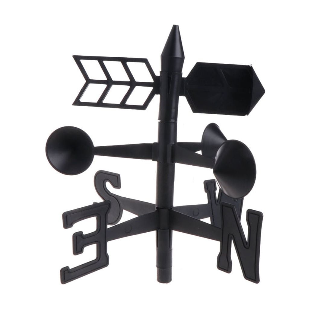 3 in 1 Weather Station Measurer Outdoor Meteorology Instrument Rain Gauge Wind Direction Meter for Outdoor Garden