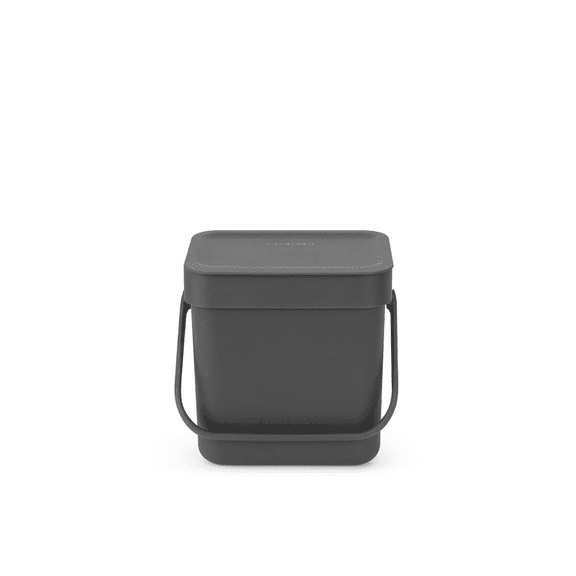 Brabantia Sort & Go Food Waste Caddy, 0.8 Gallon (3 Liter)
