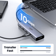 thumbnail image 3 of UGREEN Revodok Pro USB-C Hub 6 in 1 10Gbps 4K 60Hz HDMI, 100W Power Delivery Compatible for MacBook Pro/Air, Compatible for iPad Pro, 3 of 9