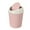 Pink, variant on lulshou Home Storage and Organization Trumpet Desktops Mini Covered Kitchen Living Room Trash Can on Clearance