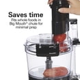 thumbnail image 6 of Hamilton Beach 10 Cup Food Processor and Chopper with Stack & Snap Design and Extra Large Chute, Black, 6 of 9