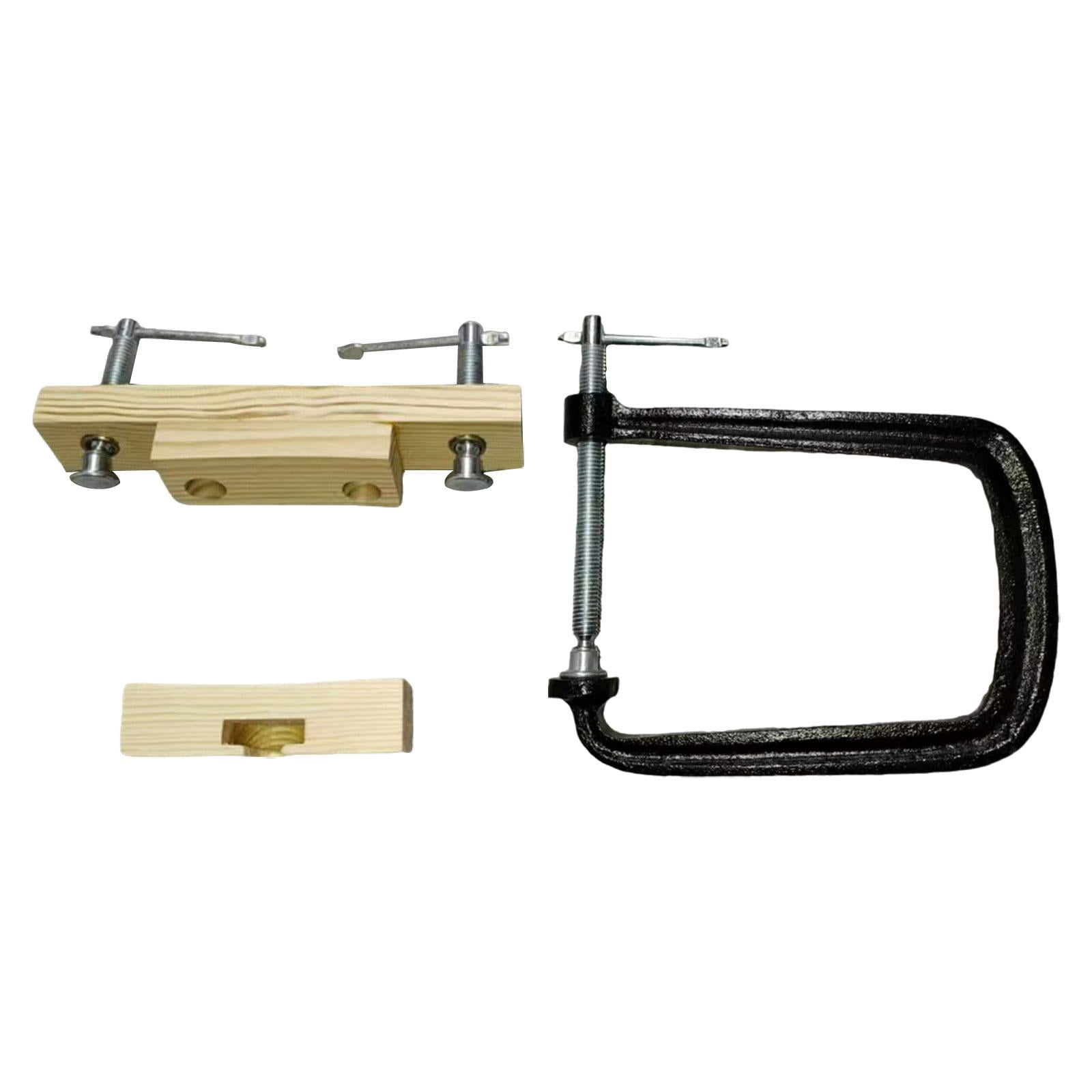 yotijay Folk Acoustic Guitar Bridge Clamp Luthier Tool Accessory Bridges Repair Tool with accessories
