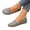 Gray, variant on Flat Shoes for Women Dress Slip on Non Slip Loafers Spring Summer Business Walking Shoes Comfortable Closed Toe Orthopedic Shoes (Khaki)