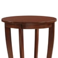 thumbnail image 3 of Convenience Concepts American Heritage Round End Table in Espresso Wood Finish, 3 of 7