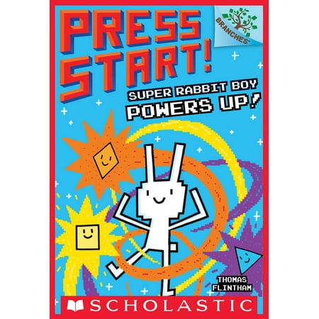 Super Rabbit Boy Powers Up! A Branches Book (Press Start! #2) -