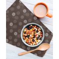 thumbnail image 3 of Brown Daisy Kitchen Dish Towels for Drying Dishes Set of 2, Modern Farmhouse Chrysanthemum Floral Waffle Weave Microfiber Hand Tea Bathroom Towels Quick Dry & Absorbent Towel 12x12, 3 of 7