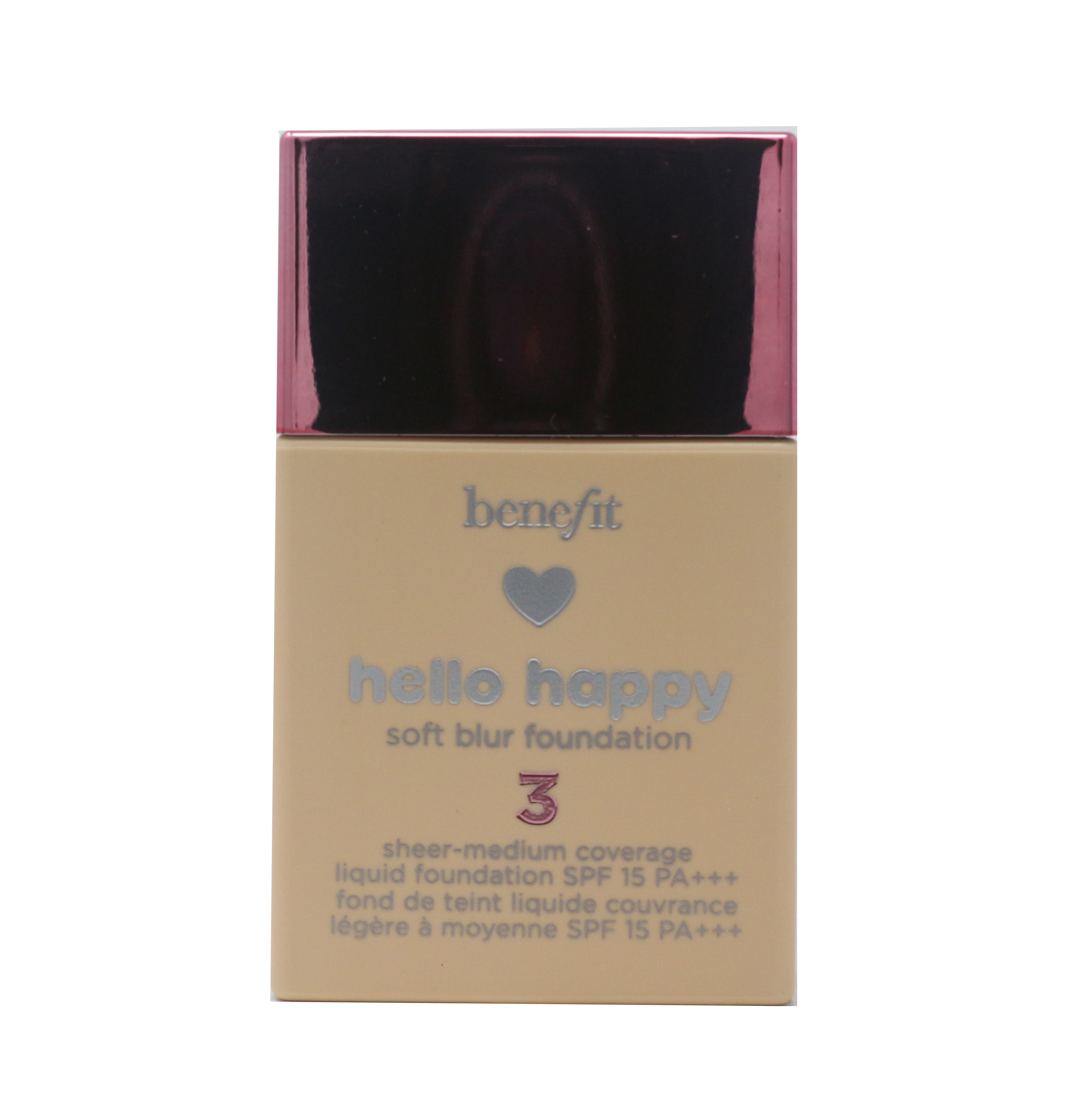 Benefit Hello Happy Soft Blur Foundation Liquid Foundation 1oz Light 03 ...