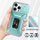 thumbnail image 5 of Funda para GANGXUN iPhone 16 Pro Max - Soporte metálico, Función magnética, Verde, 5 of 5