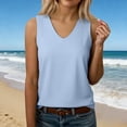 thumbnail image 5 of Kelon Womens Tank Tops V Neck Business Casual Office Top Summer Spring Clothes, 3XL, 5 of 9