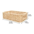 thumbnail image 2 of FESTFENDS Storage Containers For Clothes Imitation Rattan Woven Basket 1Pack, 2 of 4