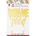 thumbnail image 2 of Cake Top Bonne Fete Gold Acr, 2 of 2
