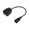 thumbnail image 2 of IEC320 C14 to UK BS1363A Outlet Socket,IEC C14 Male Plug to UK 3Pin Female Socket Pk7226, 2 of 7
